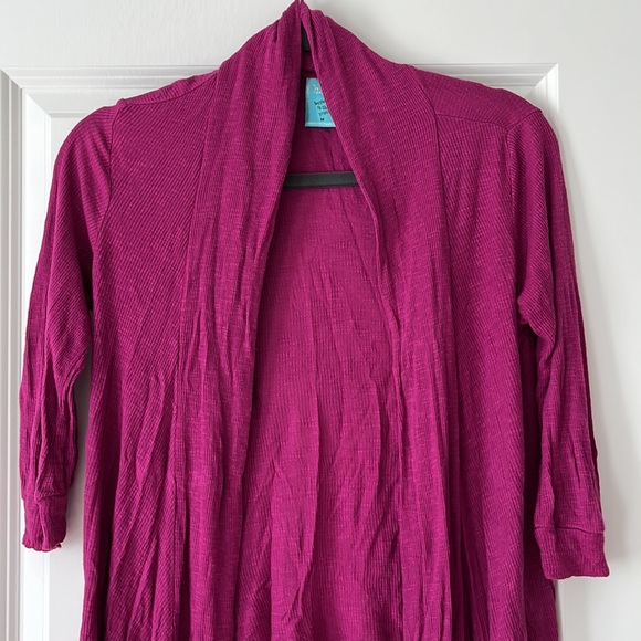 Cardigan Sweater Magenta - Picture 2 of 6